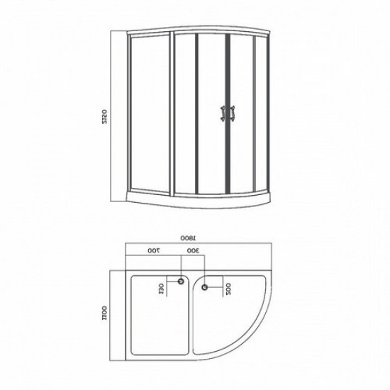 Душевая кабина Tiko-Teymi Lina T00101L 180x110 левая с финской сауной и турецкой баней