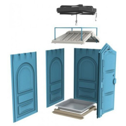 Душевая кабина мобильная EcoGR Стандарт зеленая