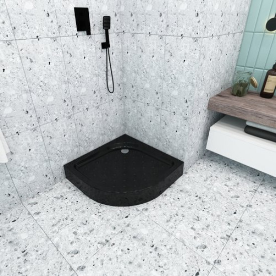 Душевой поддон Метакам Classic Black N 90x90 черный