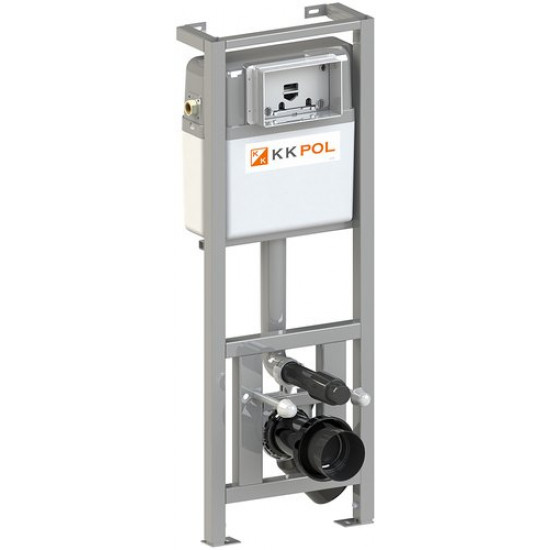 Инсталляция KK-Pol Alfa с унитазом Latona и клавишей смыва черный матовый Инсталляция KK-Pol Alfa с унитазом Latona и клавишей смыва черный матовый