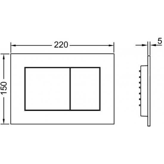 Инсталляция для унитаза Tece base kit 9.400.402
