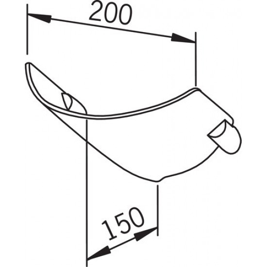 Мыльница Oras Hydra 253080 хром