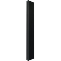 Радиатор алюминиевый FUSION Eclipse 1800-04 боковое-нижнее подключение (черный анодированный C35)