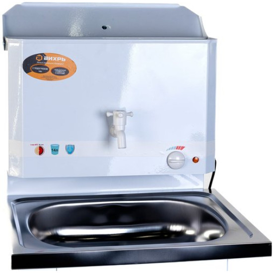 Умывальник для дачи Вихрь Комфорт 74/4/6 с подогревом воды (белый)