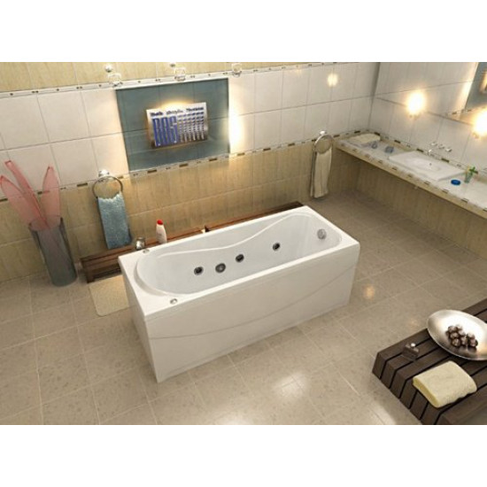 Ванна акриловая BAS Атланта 170x70 с каркасом