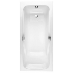 Ванна чугунная 160x75 Jacob Delafon Repos E2929-00, с отверстиями для ручек