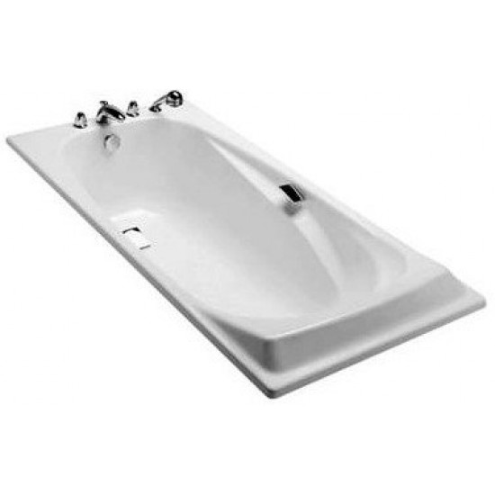 Ванна чугунная 160x75 Jacob Delafon Repos E2929-00, с отверстиями для ручек Ванна чугунная 160x75 Jacob Delafon Repos E2929-00, с отверстиями для ручек