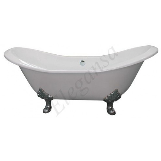 Ванна чугунная Elegansa Taiss Chrome 180x80