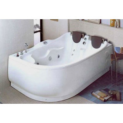Ванна гидромассажная Eago AM124JDCW1Z 180*120 (левая)