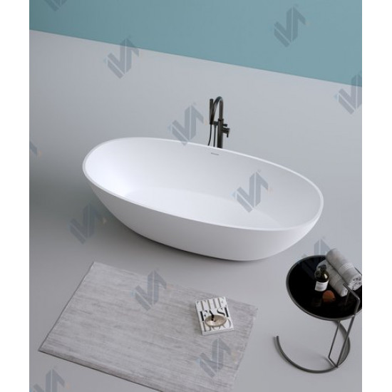 Ванна из искусственного камня IVA BS101140 140x78 белый