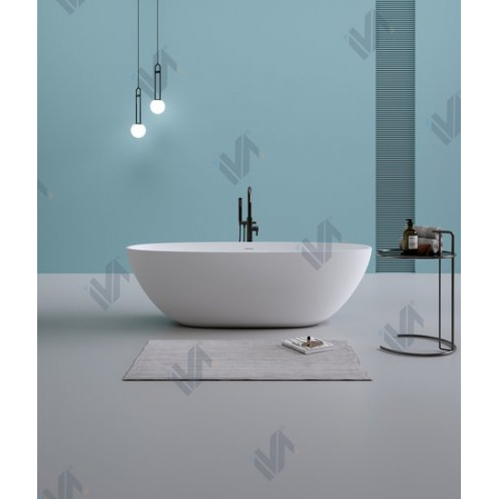 Ванна из искусственного камня IVA BS101140 140x78 белый