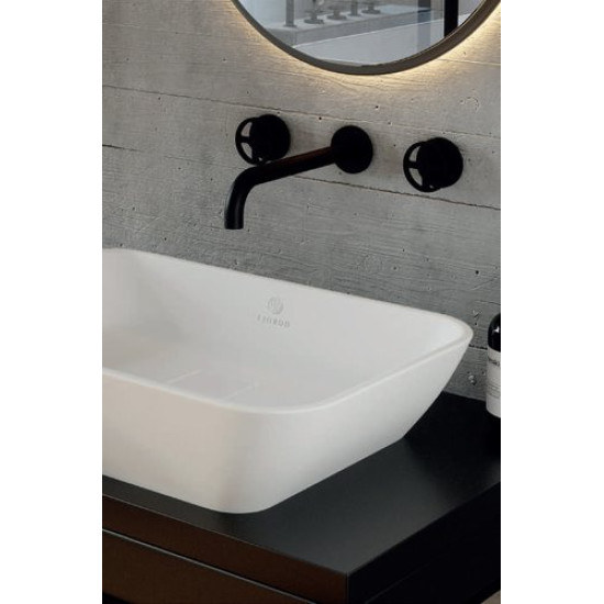 Ванна из литьевого мрамора Fjordd Sidu 160x70 белый матовый