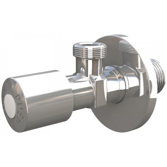 Вентиль угловой Bonomini 0500OT24S7 для подключения смесителя кнопочный