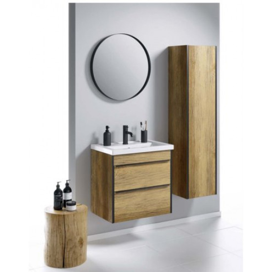 Зеркало Aqwella Fargo 80 черное