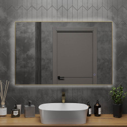 Зеркало Roxen Frida 120х70 в металлической раме