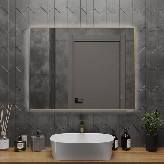 Зеркало Roxen Frida 90х70 в металлической раме Зеркало Roxen Frida 90х70 в металлической раме