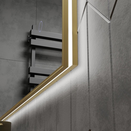 Зеркало Roxen Frida 90х70 в металлической раме Зеркало Roxen Frida 90х70 в металлической раме