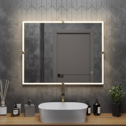 Зеркало Roxen Cler 90х70 с LED-подсветкой