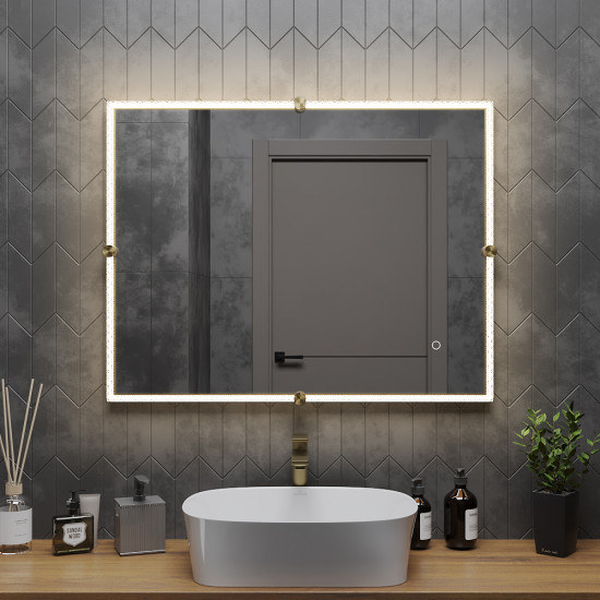 Зеркало Roxen Cler 90х70 с LED-подсветкой Зеркало Roxen Cler 90х70 с LED-подсветкой