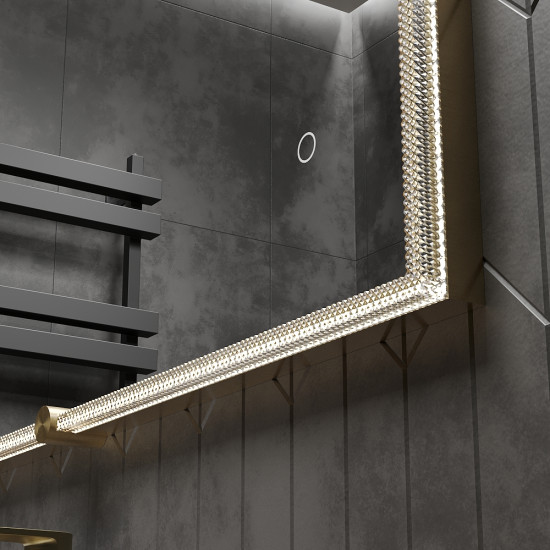 Зеркало Roxen Cler 90х70 с LED-подсветкой Зеркало Roxen Cler 90х70 с LED-подсветкой